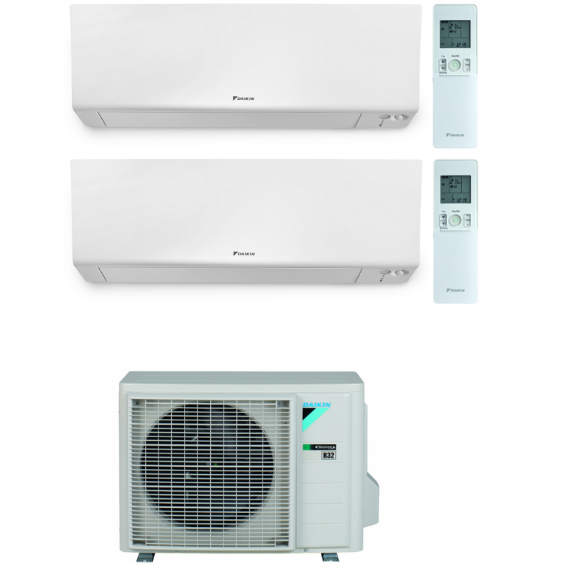 Condizionatore Daikin Perfera Wall Dual Split 5000+5000 Btu Wi-Fi Inverter R32 2Mxm40N A+++