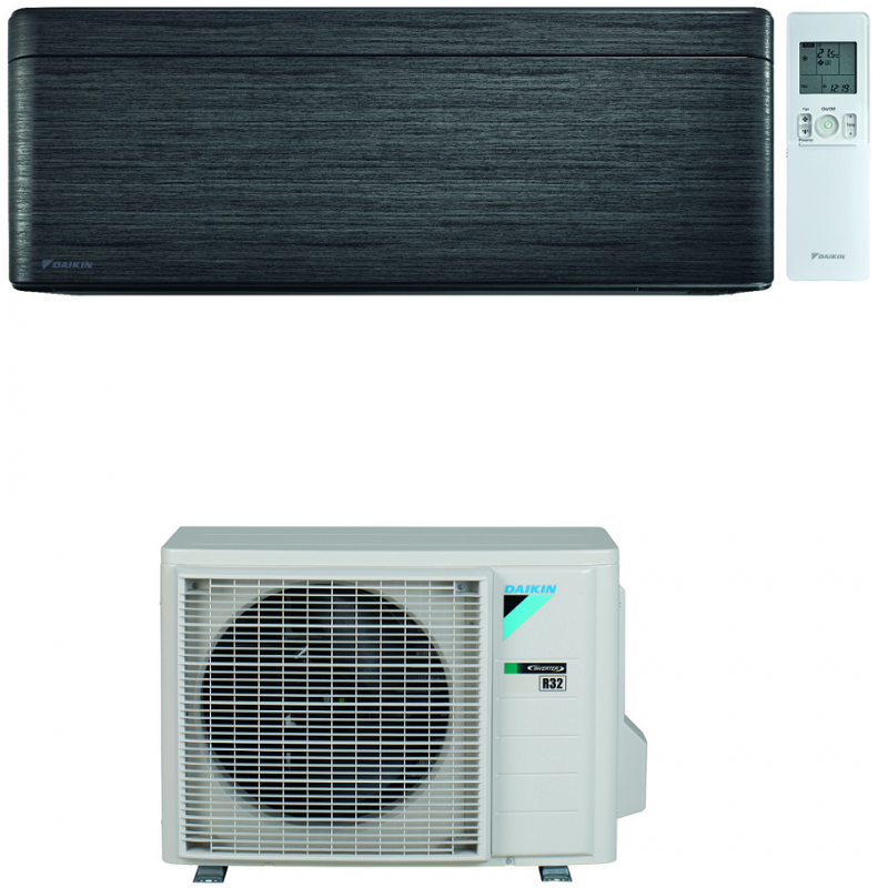 Condizionatore Daikin Stylish Real Blackwood Wi-Fi 9000 Btu Monosplit Inverter R32 Ftxa25Bt A+++