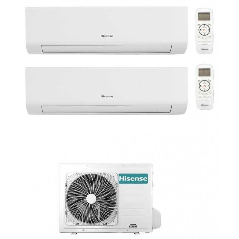 Condizionatore Hisense Dual Split Energy Ultra 12000+12000 Btu Wifi Inverter 3Amw62U4Rjc A++