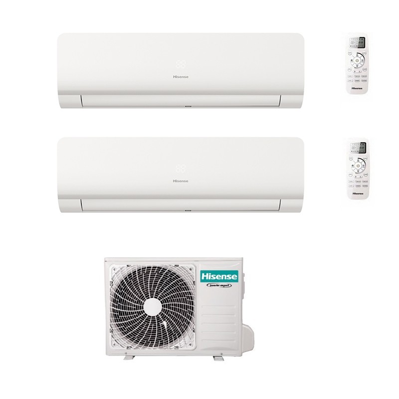 Condizionatore Hisense Dual Split New Energy 7000+9000 Btu Wifi Inverter 2Amw35U4Rgc A++