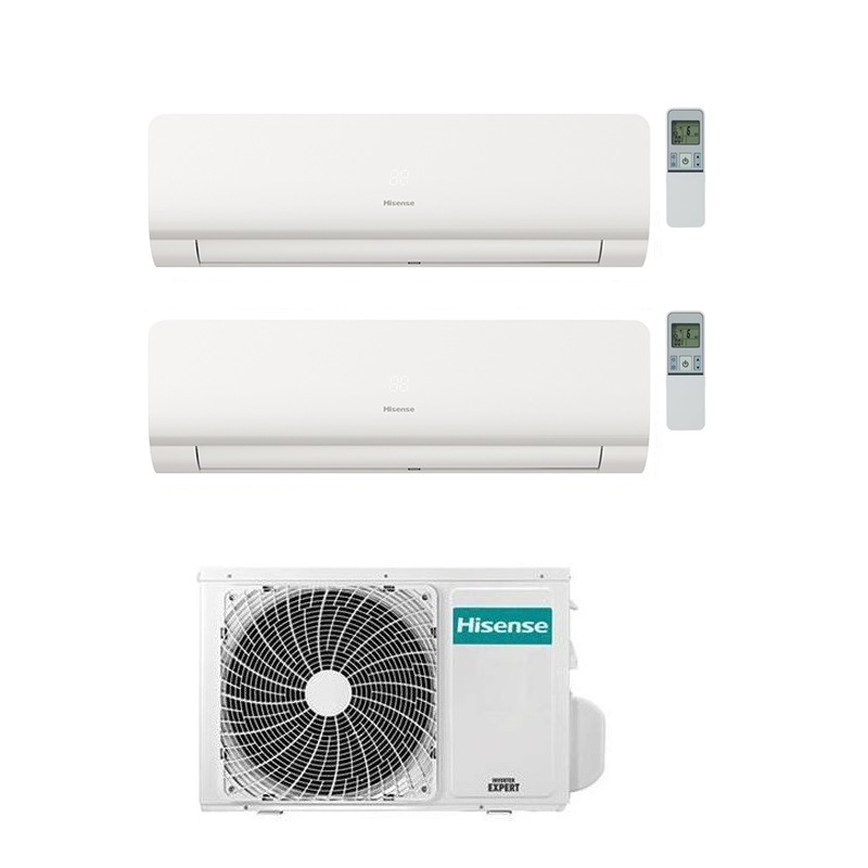 Condizionatore Hisense Dual Split R-32 New Energy 9000+9000 Btu Wifi Inverter 2Amw52U4Rxc A++