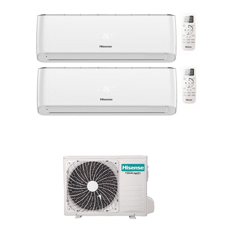 Condizionatore Hisense Energy Pro Wi-Fi Dual Split 9000+9000 Btu Inverter R32 2Amw42U4Rgc A++