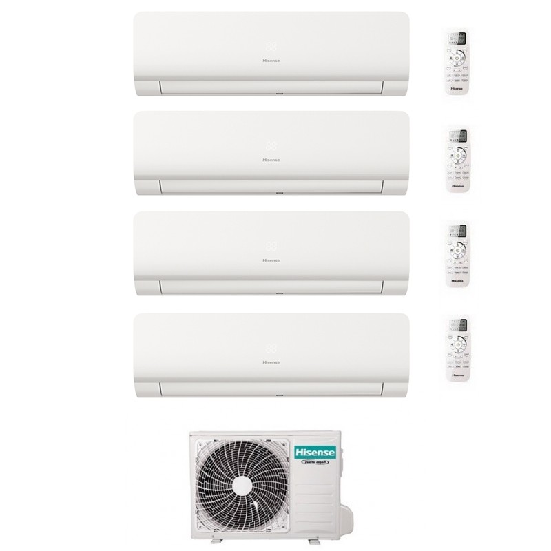 Condizionatore Hisense Quadri Split New Energy 7000+7000+12000+12000 Btu Wifi Inverter 4Amw105U4Raa A++