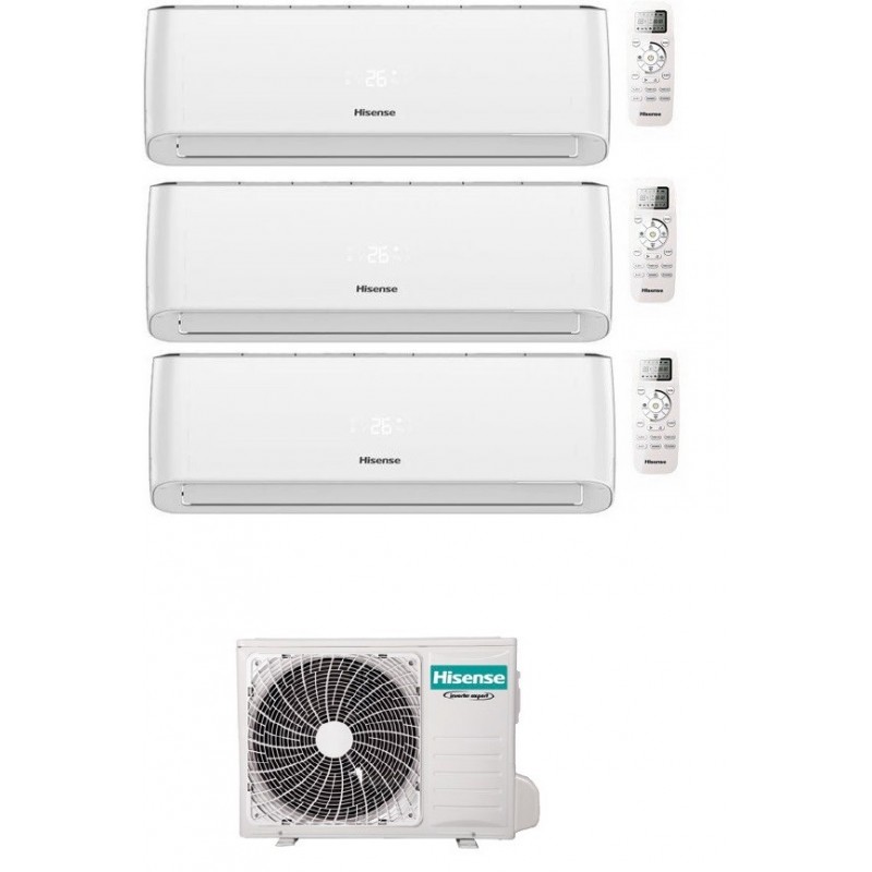 Condizionatore Hisense Trial Split Energy Pro 12000+12000+12000 Btu Wifi Inverter 3Amw72U4Rfa A++