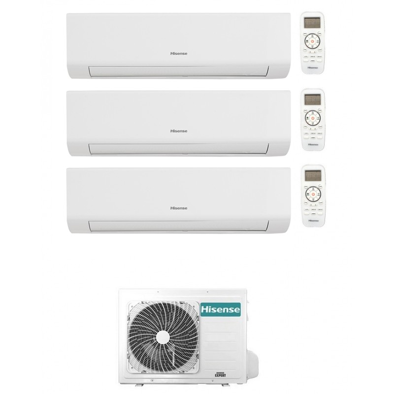 Condizionatore Hisense Trial Split Energy Ultra 7000+12000+18000 Btu Wifi Inverter 3Amw72U4Rjc A++