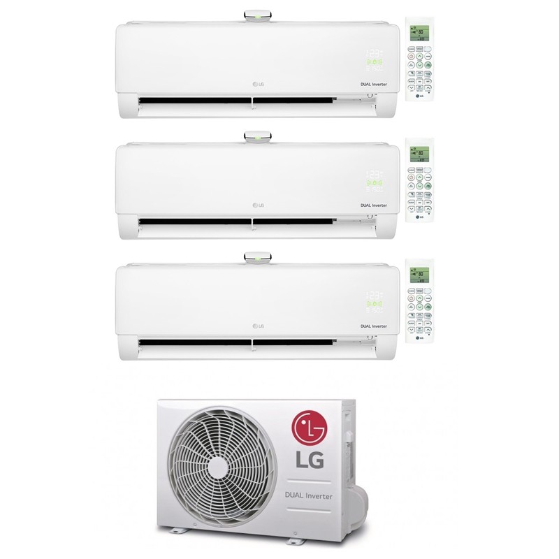 Condizionatore Lg Trial Split Dualcool Atmosfera 9000+9000+12000 Btu Wifi Inverter Mu3R19 A+++