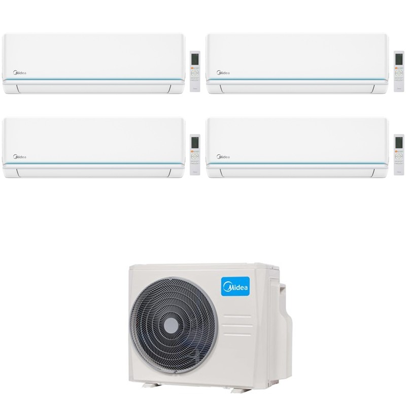 Condizionatore Midea Quadri Split Evolution 12000+12000+12000+12000 Btu Inverter Wifi M4Ob-36Hfn8-Q A++