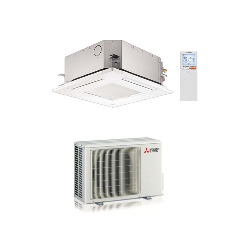 Condizionatore Mitsubishi Cassetta A 4 Vie 9000 Btu Monosplit Inverter Slz-M25Fa A++