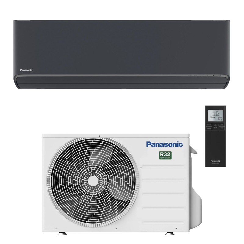 Condizionatore Panasonic Etherea Grafite 15000 Btu Wi-Fi Monosplit Inverter R32 Cs-Xz42Zkew-H A++