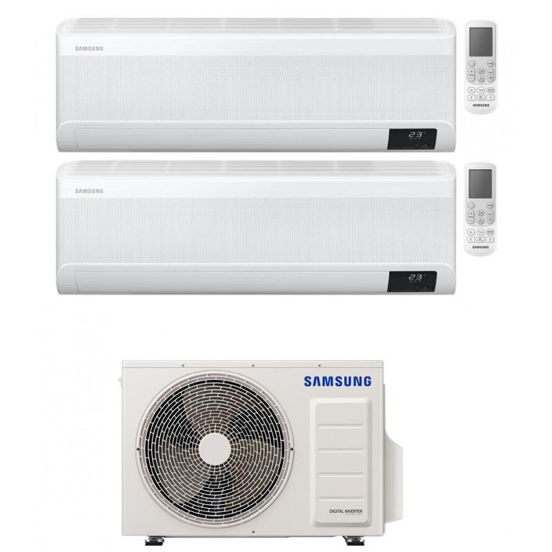 Windfree Avant Samsung Condizionatore Dual Split R32 12000+12000 Btu Inverter Wifi Aj050Txj2Kg A+++