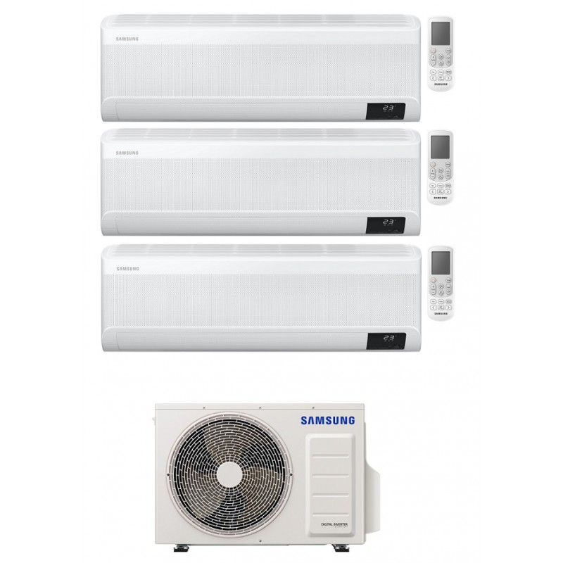 Windfree Avant Samsung Condizionatore Trial Split R-32 7000+7000+12000 Btu Inverter Wifi Aj052Txj3Kg A+++